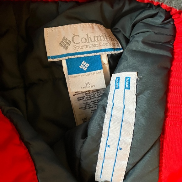 Columbia Bugaboo two piece snow suit 18m GUC - Picture 8 of 8